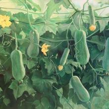 翡翠藤碧 162 X 89.5 cm 2014-大美無言藝術空間